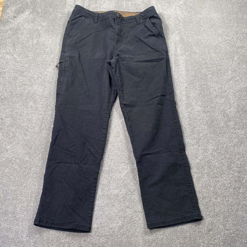 Legendary Outfitters Stretch Straight Leg Jeans High Rise Men's Size 36X30 Black